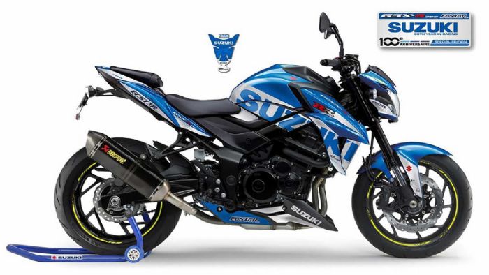 H Suzuki GSX-S750 στην MotoGP Replica μορφή της. 