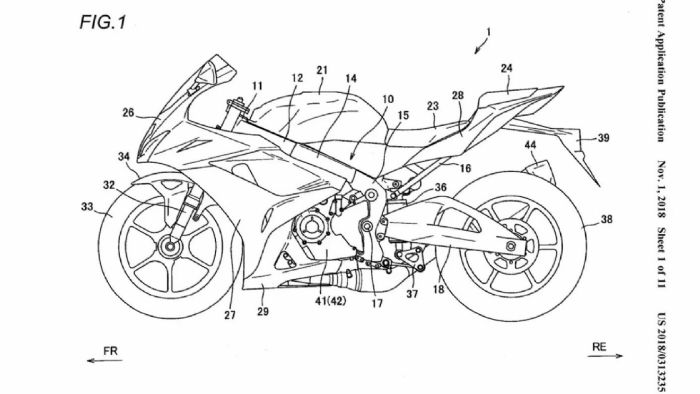 Τα νέα τεχνικά σχέδια του Suzuki GSX-R1000