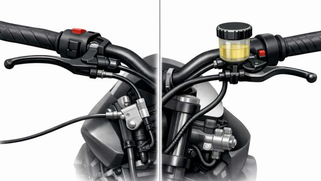 Ο συμπλέκτης με ντίζα αποτελεί την πιο παραδοσιακή και διαδεδομένη λύση στις μοτοσυκλέτες, κυρίως λόγω της απλότητας της κατασκευής του.