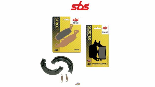 SBS σιαγώνες και τακάκια για scooter