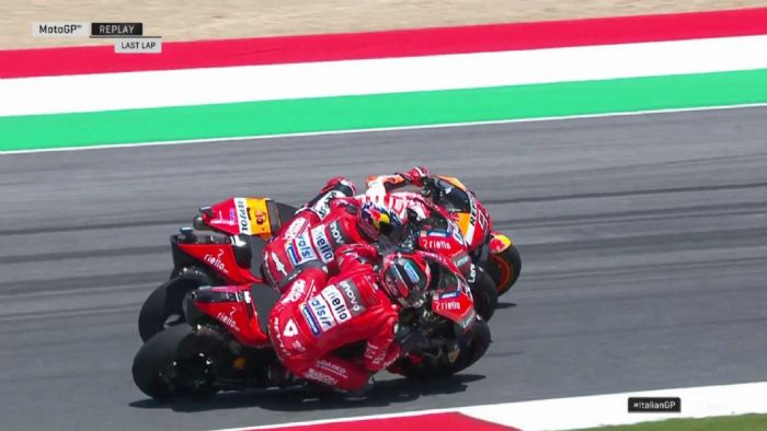 Από αυτό το σάντουιτς του τελευταίου γύρου βγήκε κερδισμένος ο Petrucci.