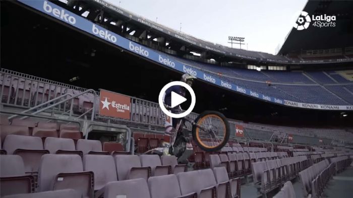 Ο Toni Bou στο Camp Nou