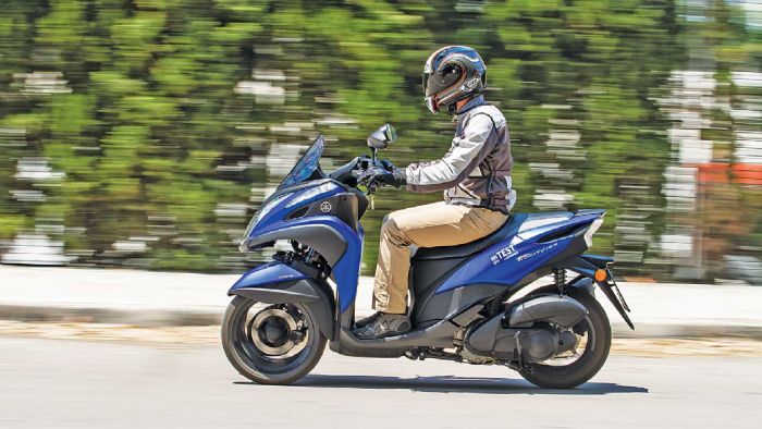 Η δοκιμή του Yamaha Tricity 155 ABS 