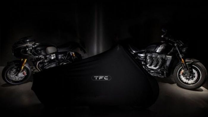Η φωτογραφία-προπομπός του νέου TFC μοντέλου από την Triumph. 