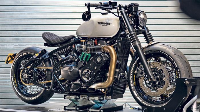Η Triumph Bobber του Jody Millhouse. Η Triumph Bobber του Jody Millhouse.
