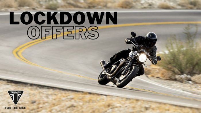 Νέες προσφορές για όλη την γκάμα της Triumph. 