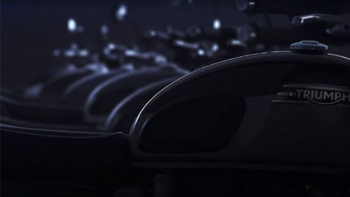 Στιγμιότυπο από το ανάλογο teaser της Triumph.