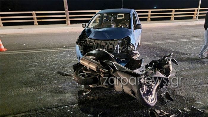 Φωτογραφία από το σημείο του τρχαίου ατυχήματος στον Κάτω Σταλό Χανίων (zarpanews.gr)