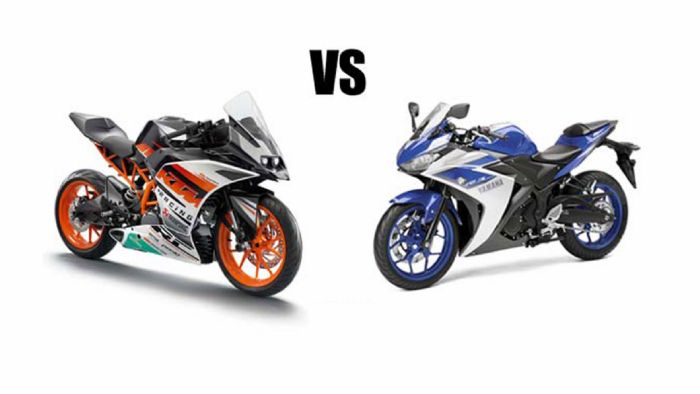 Δύο άξιοι εκπρόσωποι των μικρών supersport μοτοσυκλετών Δύο άξιοι εκπρόσωποι των μικρών supersport μοτοσυκλετών