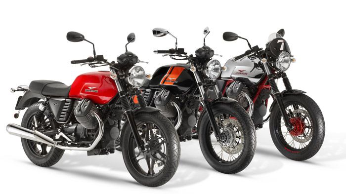 Η Moto Guzzi ανανέωση (χρωματικά κυρίως) τη σειρά των V7. 