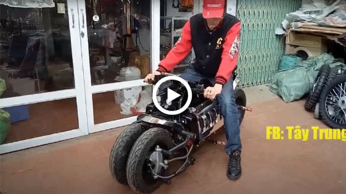 Μία Dodge Tomahawk V10 σε σμίκρυνση Μία Dodge Tomahawk V10 σε σμίκρυνση