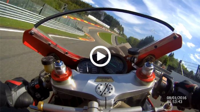 VIDEO: Μία πανσπάνια Ducati 916 SPS στην πίστα του Spa VIDEO: Μία πανσπάνια Ducati 916 SPS στην πίστα του Spa