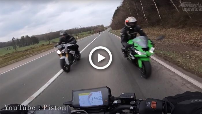 VIDEO: Πέρασε ανάμεσα τους με 140! VIDEO: Πέρασε ανάμεσα τους με 140!