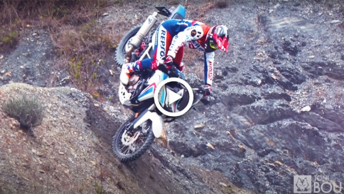 VIDEO: Ο Toni Bou «ξεφτιλίζει» την Africa Twin VIDEO: Ο Toni Bou «ξεφτιλίζει» την Africa Twin