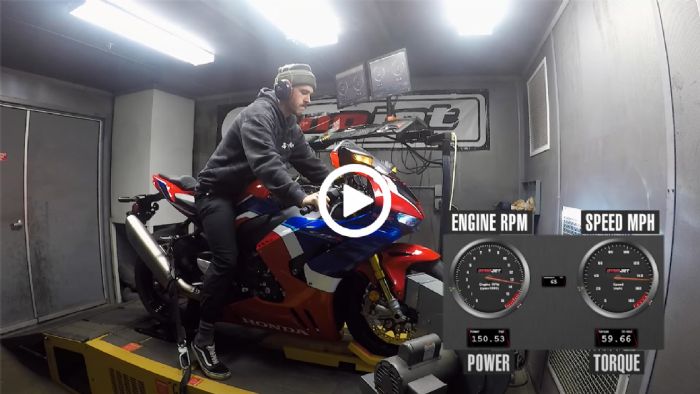 VIDEO: Ακούστε το CBR 1000 RR-R να «σκυλιάζει» στο δυναμόμετρο