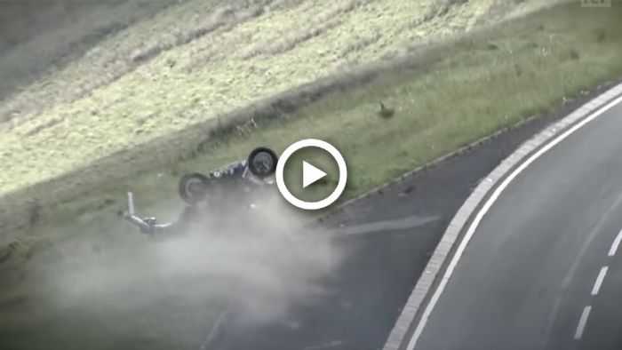 VIDEO: Η στιγμή που ο Conor Cummins έπεσε στο γκρεμό, στο Isle of Man