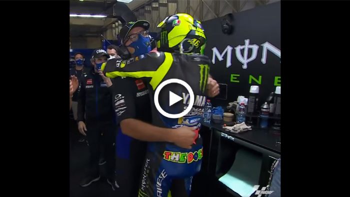 VIDEO: To αντίο του Valentino Rossi στην Monster Yamaha VIDEO: To αντίο του Valentino Rossi στην Monster Yamaha