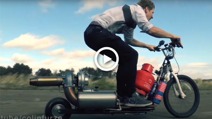 VIDEO: Scooter με... τουρμπίνα για παρανοϊκούς! VIDEO: Scooter με... τουρμπίνα για παρανοϊκούς!