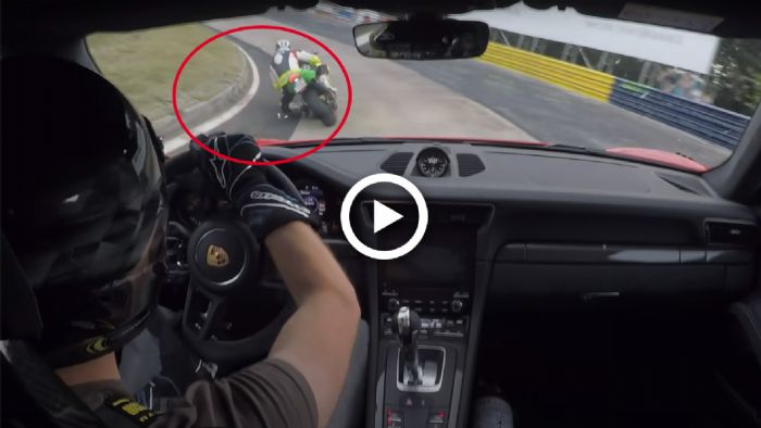 VIDEO: Γρήγορος με Porsche κυνηγάει superbike στο Ring VIDEO: Γρήγορος με Porsche κυνηγάει superbike στο Ring