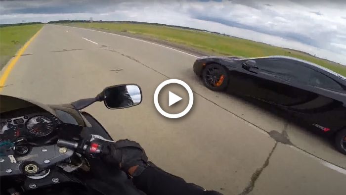 VIDEO: Hayabusa κοντράρει ανελέητα μια McLaren VIDEO: Hayabusa κοντράρει ανελέητα μια McLaren