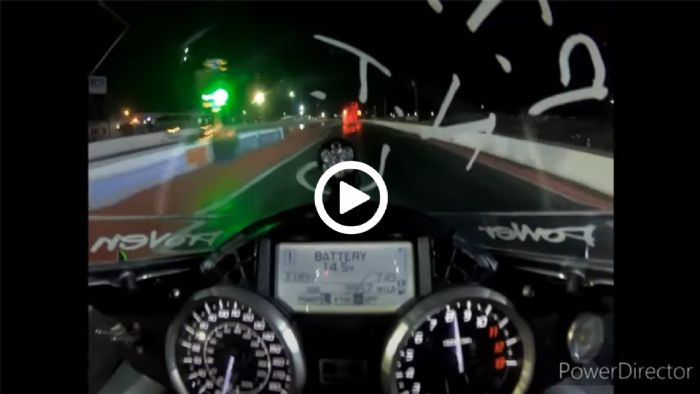 VIDEO: Kawasaki ZX-14R διαστρεβλώνει τον χωροχρόνο στο drag strip