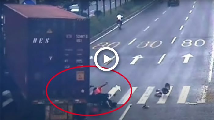 VIDEO: Γυναίκα στην Κίνα γλιτώνει από «του Χάρου τα δόντια»!