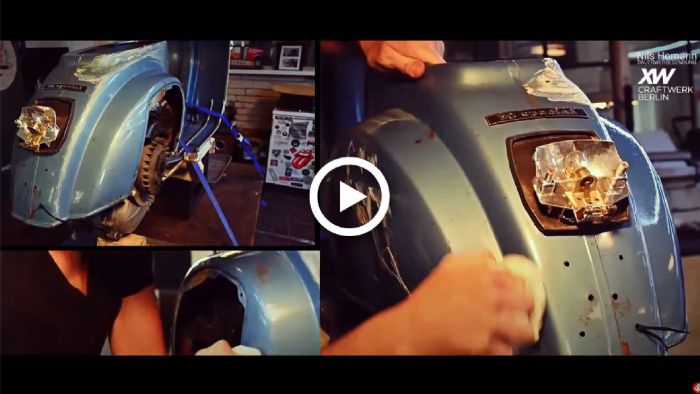 VIDEO: Vespa παρατημένη για 30 χρόνια παίρνει πνοή ζωής VIDEO: Vespa παρατημένη για 30 χρόνια παίρνει πνοή ζωής