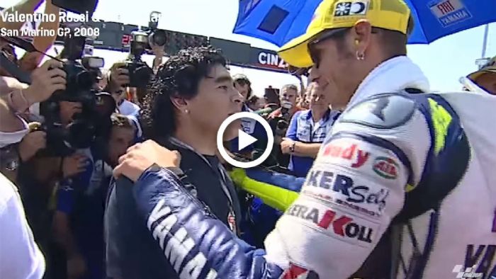 VIDEO: Όταν ο Maradona συνάντησε τον Valentino Rossi