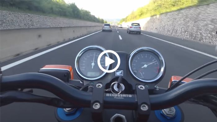VIDEO: Ηχάρα από Honda CBX1000 στην Εθνική! 