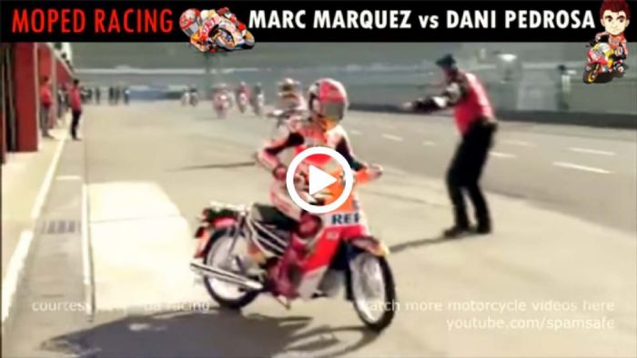 VIDEO: Marquez και Pedrosa με... παπιά, στην πίστα! VIDEO: Marquez και Pedrosa με... παπιά, στην πίστα!