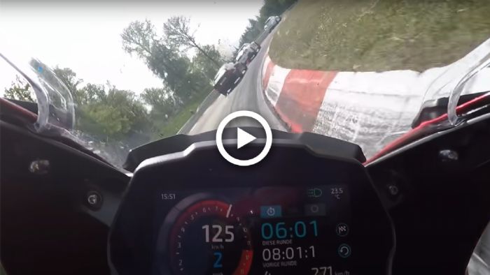 VIDEO: Αναβάτης Speed Triple RR φλερτάρει με το ρεκόρ του Nurburgring!