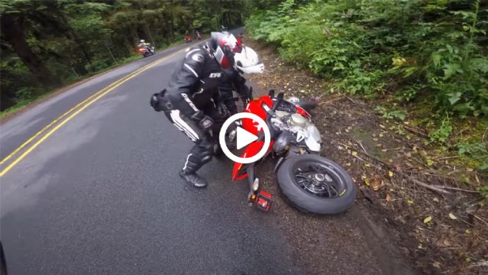 Video: Όταν σου πέφτει κάτω το Streetfighter των 20.000 ευρώ...