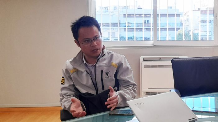 Ο Allen Yin, Vice General Manager της Loncin Industries