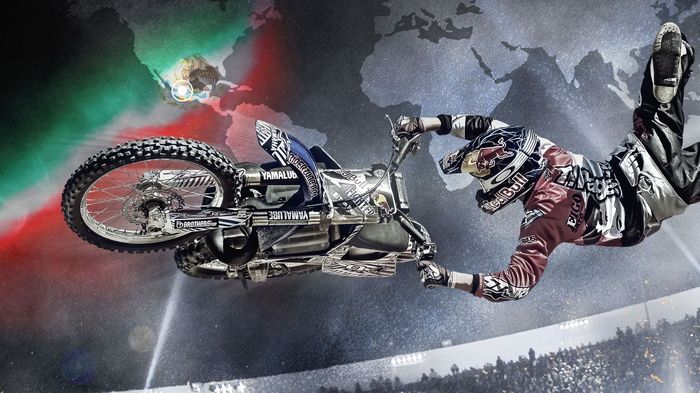 Πρώτη στάση στο πρωτάθλημα Red Bull X-Fighters του 2014, στην Πόλη του Μεξικού.