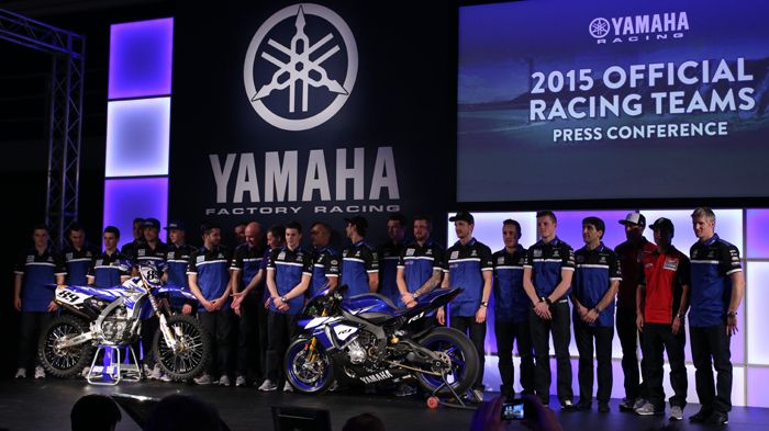 Η Yamaha παρουσίασε ούτε λίγο ούτε πολύ εννέα επίσημες ομάδες για το 2015, χωρίς να υπολογίζουμε MotoGP και Dakar.