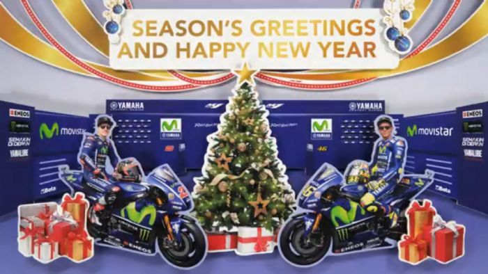MotoGP Yamaha: Ευχές και ανακοινώσεις μέσω βίντεο