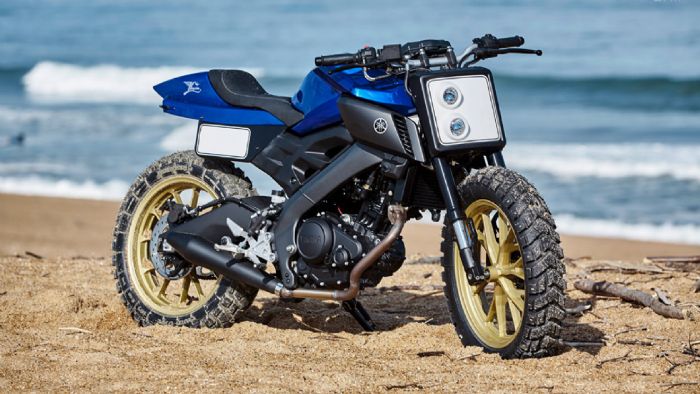 Yamaha MT-125 «Tracker» της Kingston Customs