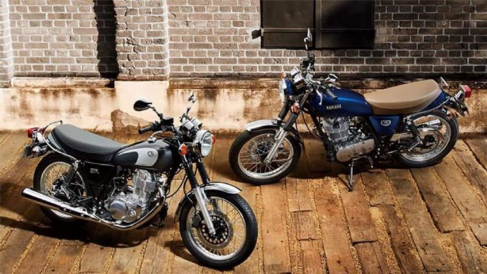 H τελευταία έκδοση της Yamaha SR400