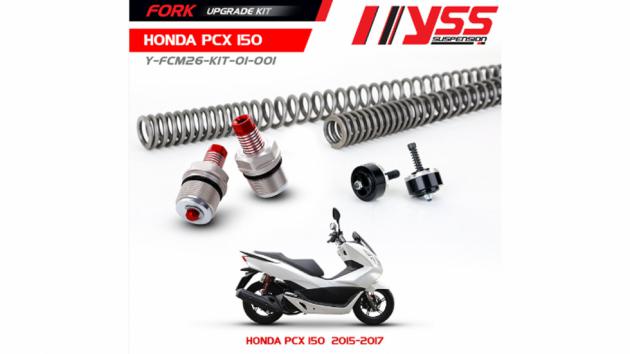 YSS Kit αναβάθμισης εμπρόσθιου συστήματος για Honda PCX 150 YSS Kit αναβάθμισης εμπρόσθιου συστήματος για Honda PCX 150