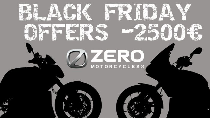 Zero Motorcycles: «Black Friday» με τρανταχτές εκπτώσεις
