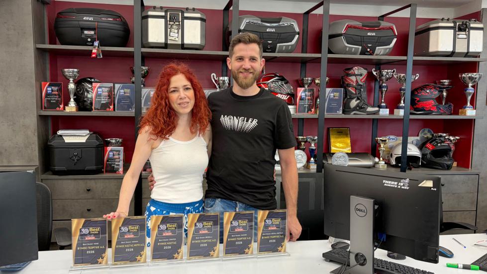 Moto Vinios: Σάρωσε με 6 βραβεία καλύτερου Dealer