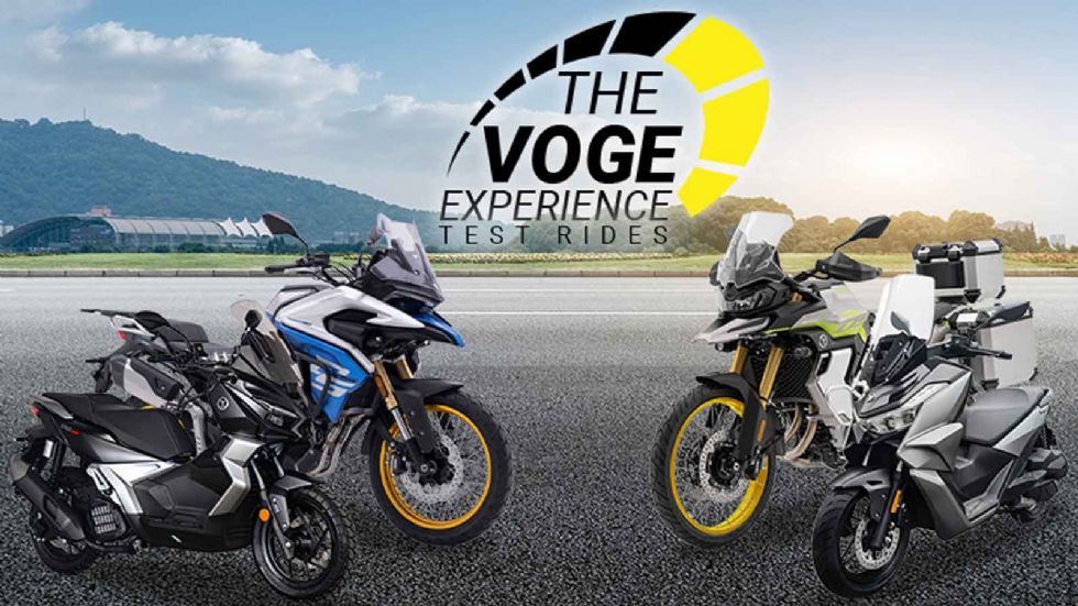Η αντιπροσωπεία της Voge Motorcycles προσφέρει τη δυνατότητα σε κάθε ενδιαφερόμενο να οδηγήσει σημαντικά μοντέλα της