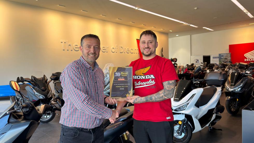 Best Moto 2026: Διπλή διάκριση για τη Honda με PCX125 DX και ADV350