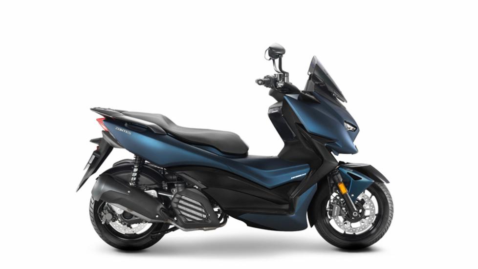 Zontes M125: Πρακτικό και πλήρως εξοπλισμένο με χώρο για full-face και ηλεκτρικά ρυθμιζόμενη ζελατίνα