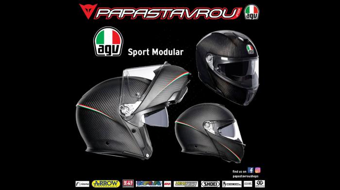 AGV SportModular: Ανοιγόμενο και carbon